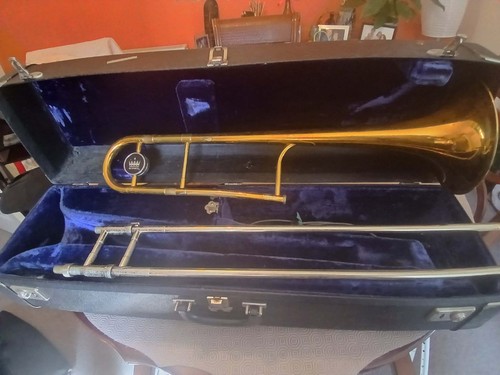King tenor trombone with case - with,